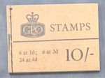 QEII 1965 December 10/- X11  Wilding Booklet