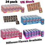 BARR since 1875, 24 pack Fizzy Drink Cans, No Sugar, 24 x 330 ML UK