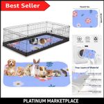 Guinea Pig Cage Absorbent Bedding Reusable Washable Pet Mats For Rabbit Hamst...
