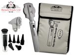 Mini Fibre Optic Otoscope Ophthalmoscope Medical Diagnostic LED ENT Examination