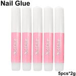 2g Nail Glue Transparent Fast Dry Long Lasting Adhesive for Press On Nails