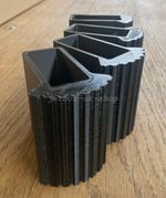 4PCS 50x22mm Ladder Rubber feet for traverse Outer Replacement Shoe Spare Part