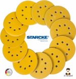 125mm Sanding Discs 5 inch STARCKE Orbital Sandpaper Hook & Loop Pads BEST PRICE