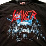 Slayer Black Graphic T-Shirt Size M Metal Clothing Band Tee