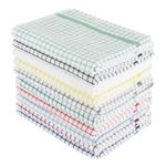 Terry Tea Towels Pack of 12 Absorbent 100% Cotton Soft Dish Cloth Kitchen Towels