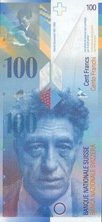 SWITZERLAND - 2003 100 Francs Raggenblas and Blattner UNC
