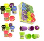 2 x Plastic Butt Bucket Portable Cigarette Ashtray Self Extinguishing Car Pub