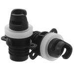 2Pcs Reusable Air Pump Adapter for Sup Kayak Inflatable Boat Valve Converter
