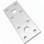 Flat Joining Plate | Flat Bracket Heavy Duty Z275 Galvanised 2.5mm Structural Co