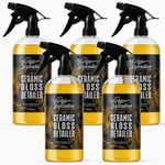 Car Ceramic Detailer 5 x 1000ml Gloss Sealant Coating Water Beading Spray Wax