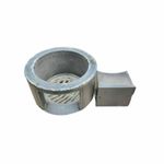 Energy-Saving Gasification Stove Core, Cast Iron Liner, High Temp Resistant,