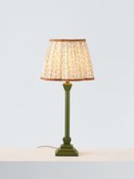 John Lewis x Sanderson Dallimore Scallop Decorative Indoor Table Lamp Green A