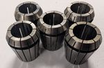USED ER40 COLLET BUNDLE 5PC 25MM-24MM - VAT INCLUDED