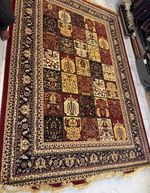 1920s Antique Afghan Bokhara Rug 7x10ft Terracotta Handmade Vintage Oriental Rug