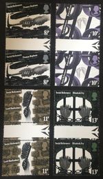 GB QEII 1976 Social Reformers Set of 4 Gutter Pairs SG1001 - SG1004 MNH