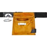 Professional Leather Single Tool Nail Screw Pouch Belt Hammer Loop