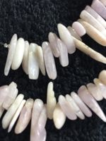 38cm Genuine Kunzite Large Nugget Strand SW965