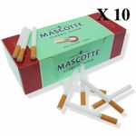 NEW 2000 x MASCOTTE MAKE YOUR OWN CLASSIC CIGARETTE FILTER TUBES CHEAP
