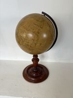 Antique Philip's Educational Terrestrial Globe J Bartholomew World Map 16” High