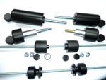 TRIUMPH SPEED TRIPLE 2011-2020 FULL SET 8 CRASH MUSHROOMS PROTECTORS SLIDERS S7R