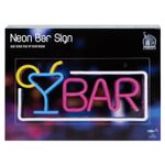 Bar Sign Mancave Neon Light USB Powered Multi - 22cm x 42cm
