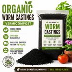 Organic Worm Castings Vermicompost Soil Improver Plant Food Organic Fertiliser