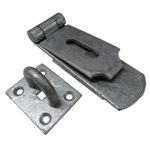 Heavy Duty Swivel Hasp & Staple 8" - 24" (Galvanised Locking Gate Door Security)