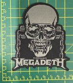 Megadeth Vic Rattlehead Cut Out Woven Sew On Patch Officially Licensed
