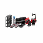12 Pieces 1:64 Repair Tools Set Resin 1:64 Garage Tool Set Pre Painted