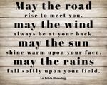 MAY THE ROAD RISE UP TO MEET YOU IRISH BLESSING IRELAND METAL SIGN PLAQUE R103