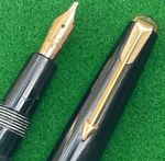Parker Black Slimfold with 14ct Gold Nib