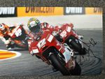 TROY BAYLISS HAND SIGNED 12X8” PHOTO DUCATI MOTOGP WSBK CHAMPION