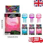Nee Doh Jelly Squish Super Squishy Glitter Filled Jellyfish Fidget Toy Ship UK