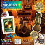 sound waves Record Cleaning Fluid 250ml, "The Best", Moth, free brush/