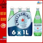 San Pellegrino Sparkling Natural Mineral Water 6x1L