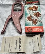 1966 Crackerjack Nutcracker In Hammered Pale Red - Includes Box And Instructions