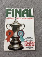 FA Cup Final Programme 10 May 1980 Arsenal Vs West Ham United