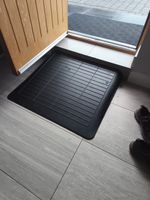 4-Inch Rubber Threshold Ramp - Safe Access for Scooters & Pets