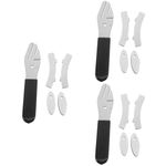 Silver Steel Multi-Use Bike Brake Wrench for Home Repair and Maintenance