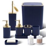 Xlhomo Accessories Set - Set 10Pc Navy Blue