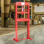 20T Hydraulic Bench Press Heavy Workshop Garage Car Bearing Heavy Duty Tools Red