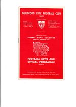 68/69 Guildford City v St. Mirren (Friendly)