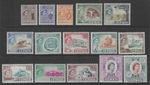 CYPRUS SG173/187 1955 QEII Full set of 15, Unmounted Mint - Note