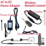 Linear Actuator Motor Controller Wireless Remote Control 220V- 12V Power Adaptor