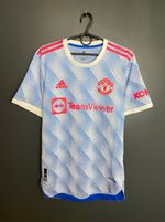 MANCHESTER UNITED 2021/2022 PLAYER ISSUE AWAY FOOTBALL SHIRT ADIDAS SIZE S ADULT