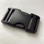 Black No Sew Dual Adjust Side Release Buckles 20mm 25mm  38mm 50mm