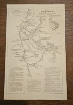 c1850 Antique Map Orinoco River Amazon Humboldt John Dower Venezuela