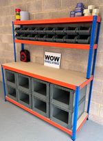 LARGE 1800mm Workstation workbench storage garage workshop  racking UK warehouse