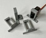 MG90 Servo mount for Points and other automation 4 off  