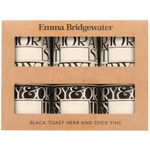 Emma Bridgewater Black Toast Herbs Spices Tin Set